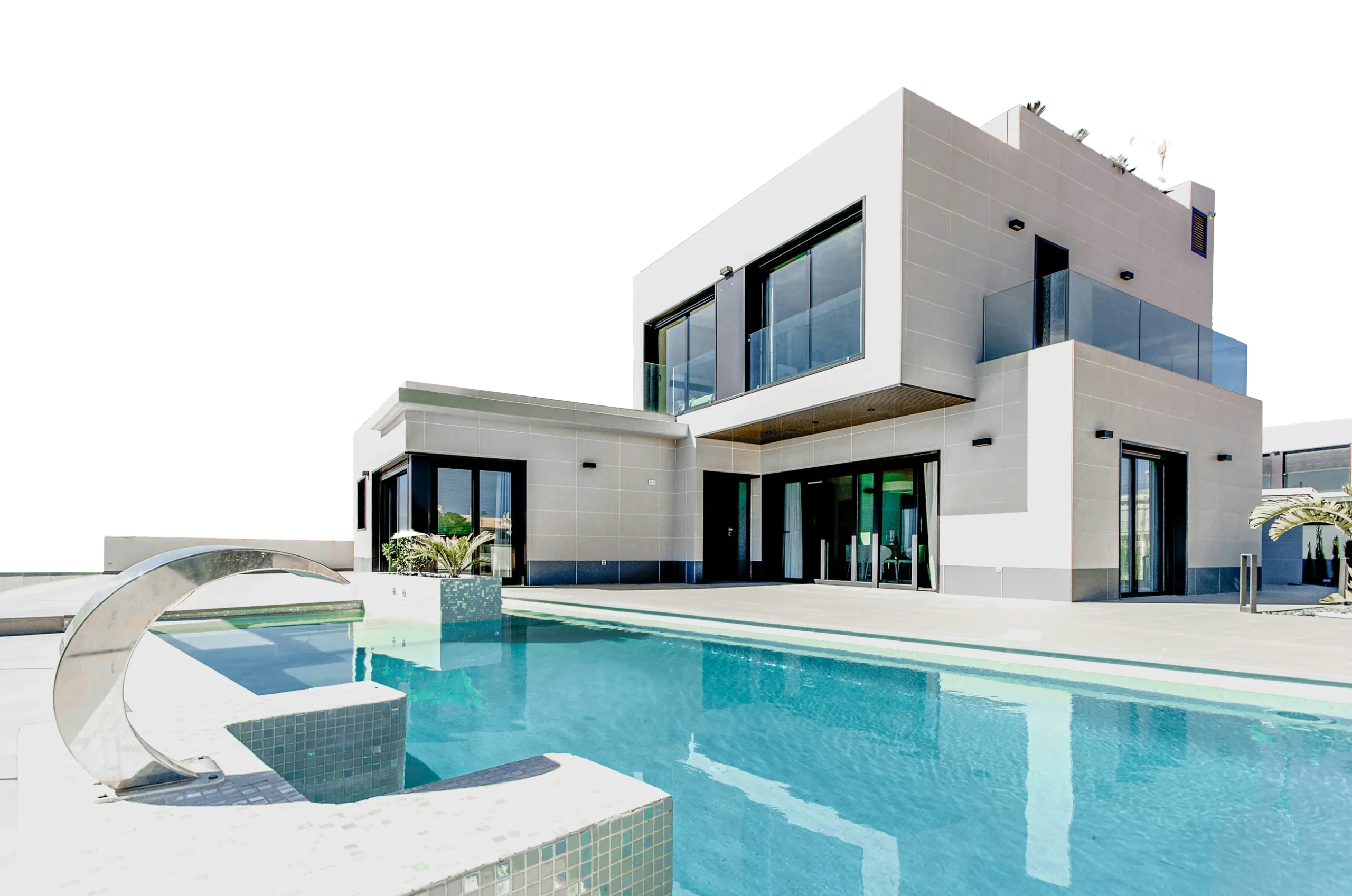 Modern hotel building