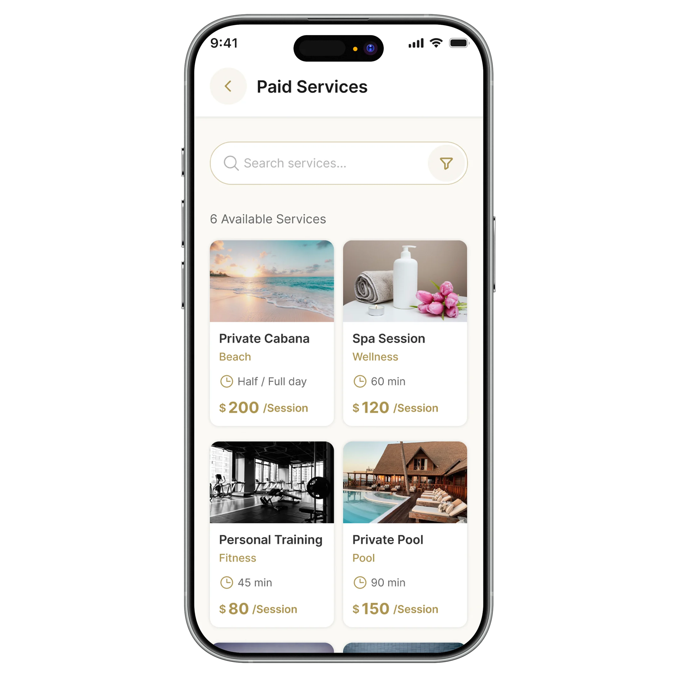 Booking-linked guest details screen